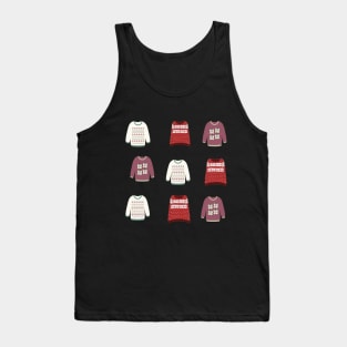 Ugly Christmas Sweater on shirts Tank Top